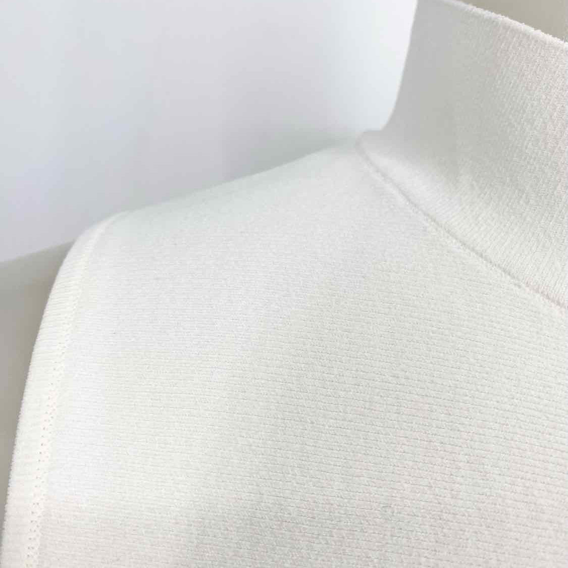 Proenza Schouler Women's White Size XS High Neck Scalloped Sleeveless