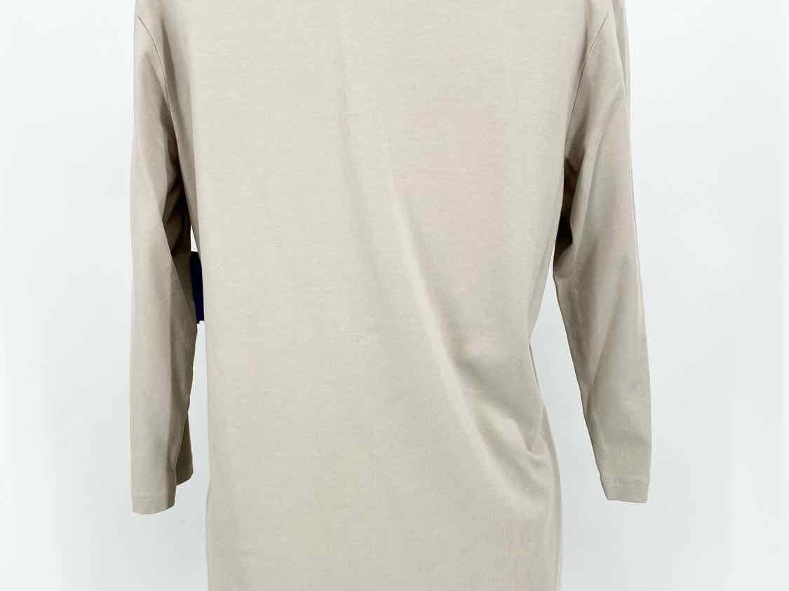 Rene Lezard Women's Beige 3/4 Sleeve Italy Size 42/M Long Sleeve - Article Consignment