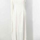 JJ's House Women's Ivory Full-length Formal Size M/L Gown - Article Consignment
