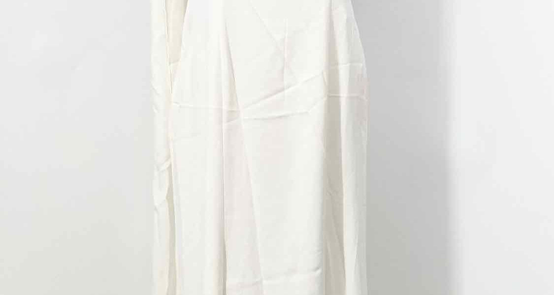 JJ's House Women's Ivory Full-length Formal Size M/L Gown - Article Consignment