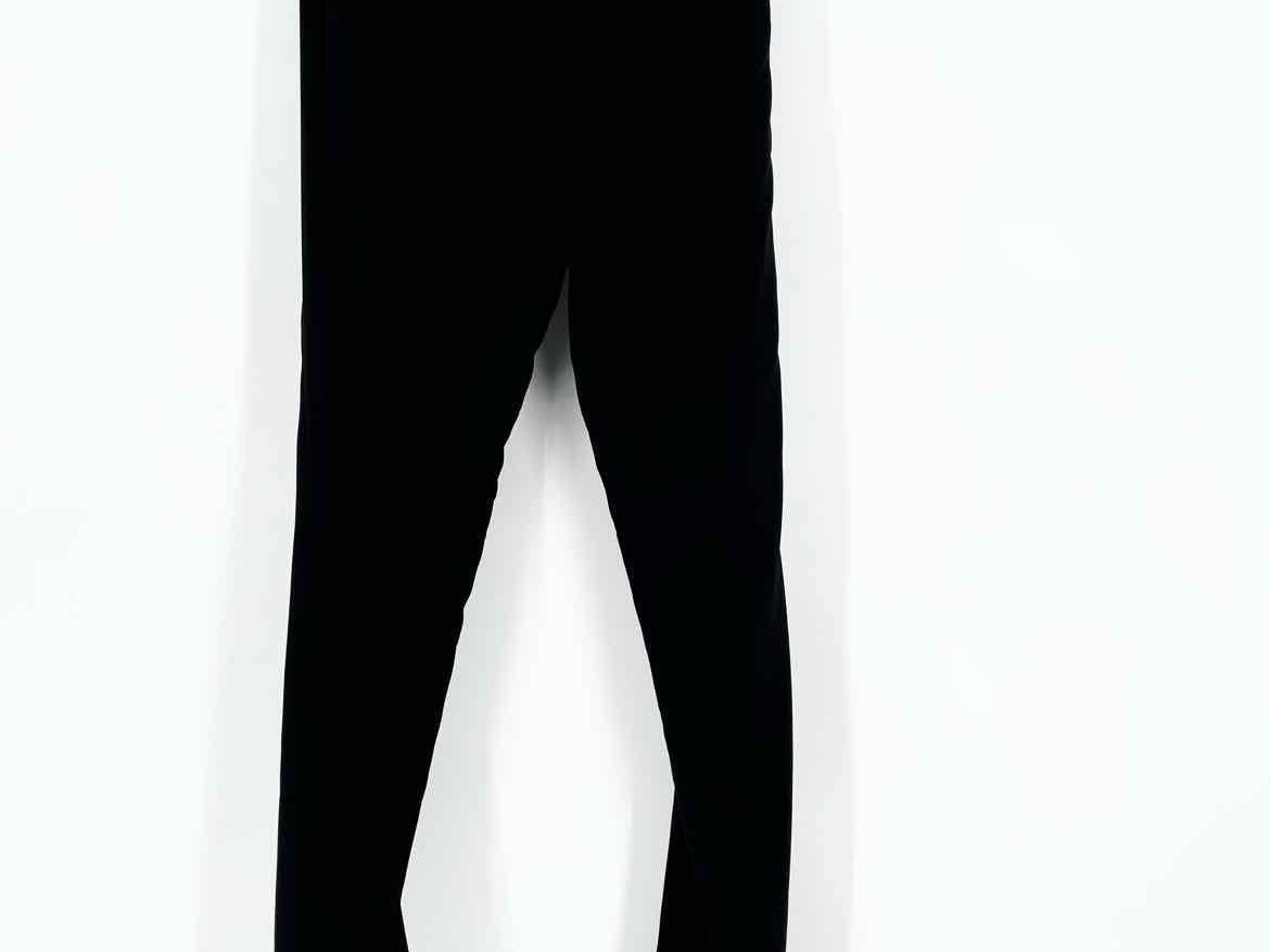 Chanel Women's Black Straight Silk Size 40/8 Trousers - Article Consignment