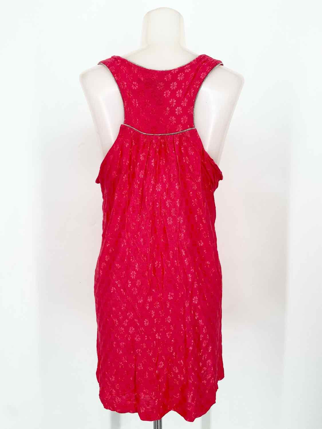 French Connection Women's Hot Pink Tank Floral Size M Sleeveless - Article Consignment