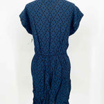 Madewell Women's Dark Blue Faux Wrap Squares Size XS Dress - Article Consignment