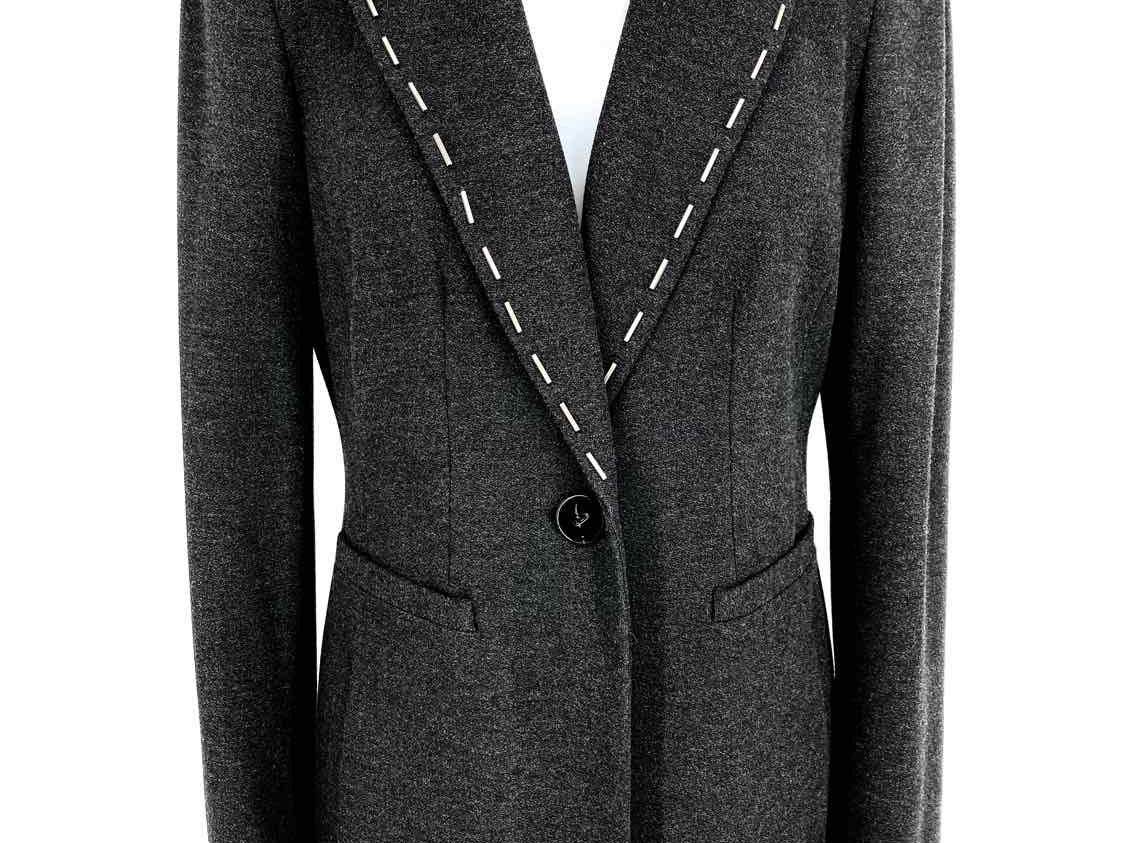 Worth Women's Charcoal Blazer Professional Size 2 Jacket - Article Consignment