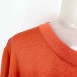 ESCADA Women's Coral Boxy Wool Knit Size 42/12 Short Sleeve Top - Article Consignment