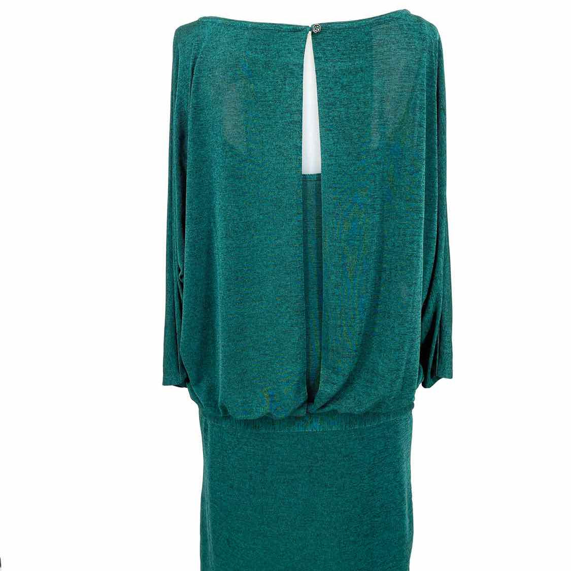 White House Black Market Women's Green tunic Polyester Blend Shimmer sizeM Dress