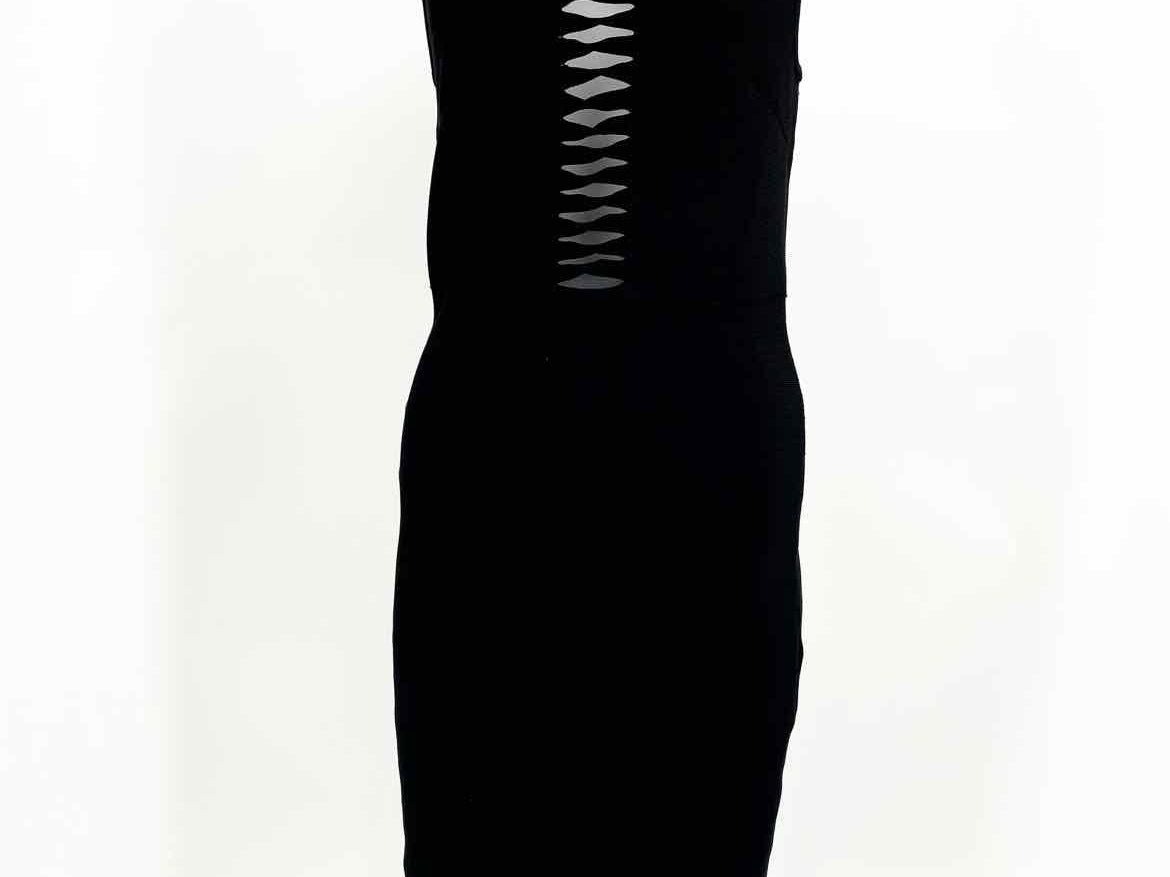 Venus Women's Black Sleeveless Bodycon Size XS Dress - Article Consignment