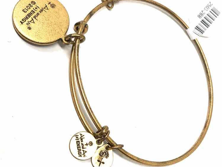 Alex and Ani Metal Brass Bracelet - Article Consignment