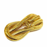 Chanel Metal Gold Tone Rope Brooch - Article Consignment