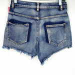 91 Denim Size 6 Blue Cotton Blend frayed Shorts - Article Consignment