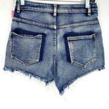 91 Denim Size 6 Blue Cotton Blend frayed Shorts - Article Consignment