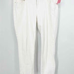 J Crew Women's White slim Denim boyfriend Size 32/14 Jeans - Article Consignment