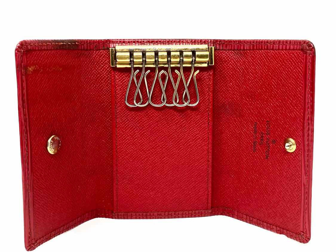 LOUIS VUITTON 2004 6 key holder epi leather Red Wallet - Article