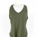 The North Face Women's Green/Black Tank Layered Size S Sleeveless - Article Consignment