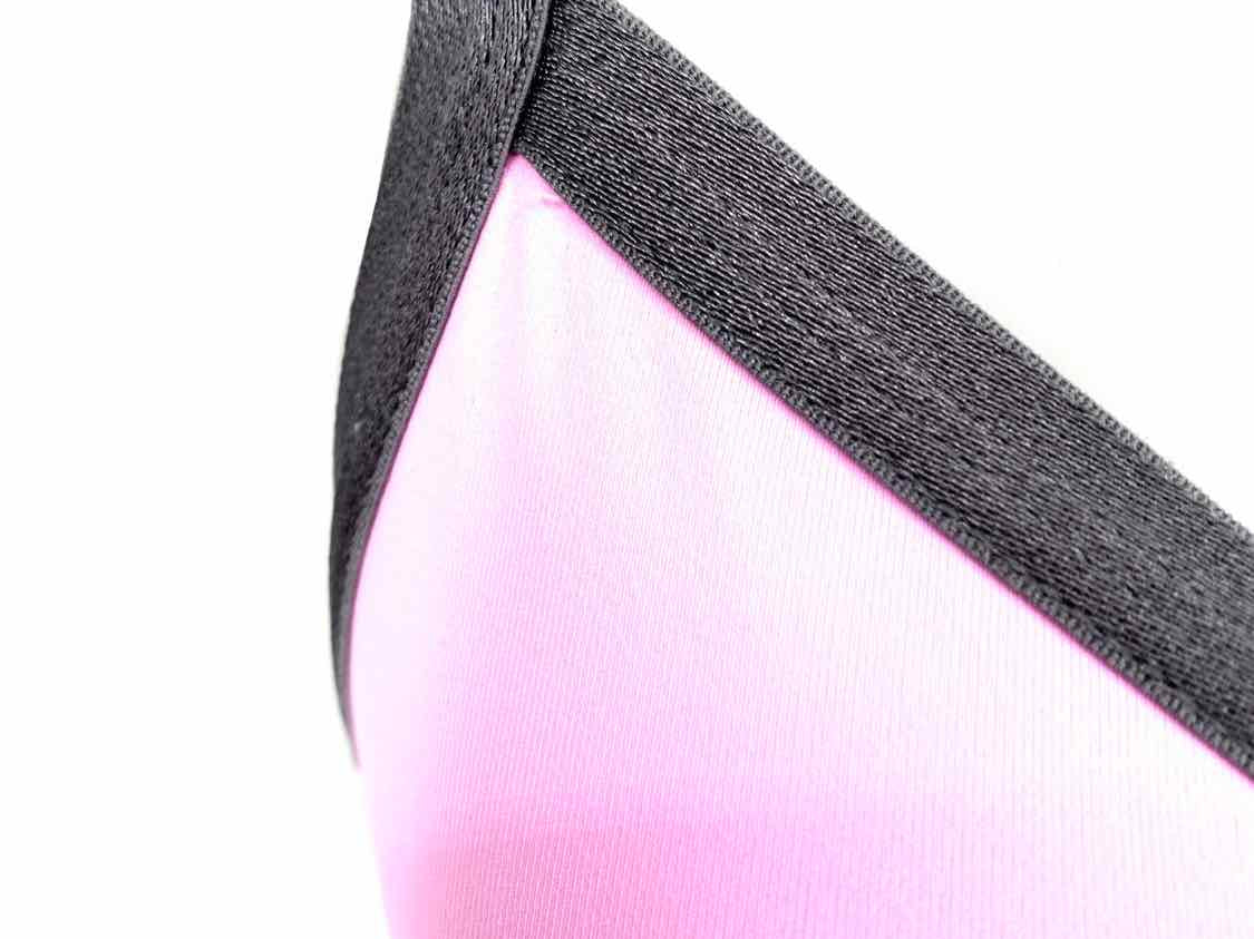 Lululemon Women's Pink/Gray Criss-Cross ATHLETIC Size 4 Sports Bra