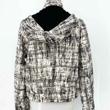 Worth Women's black/white Cotton Blend Tweed Size SP Jacket - Article Consignment