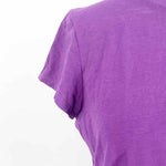 Vince Women's Lilac T-shirt Size L Short Sleeve Top - Article Consignment