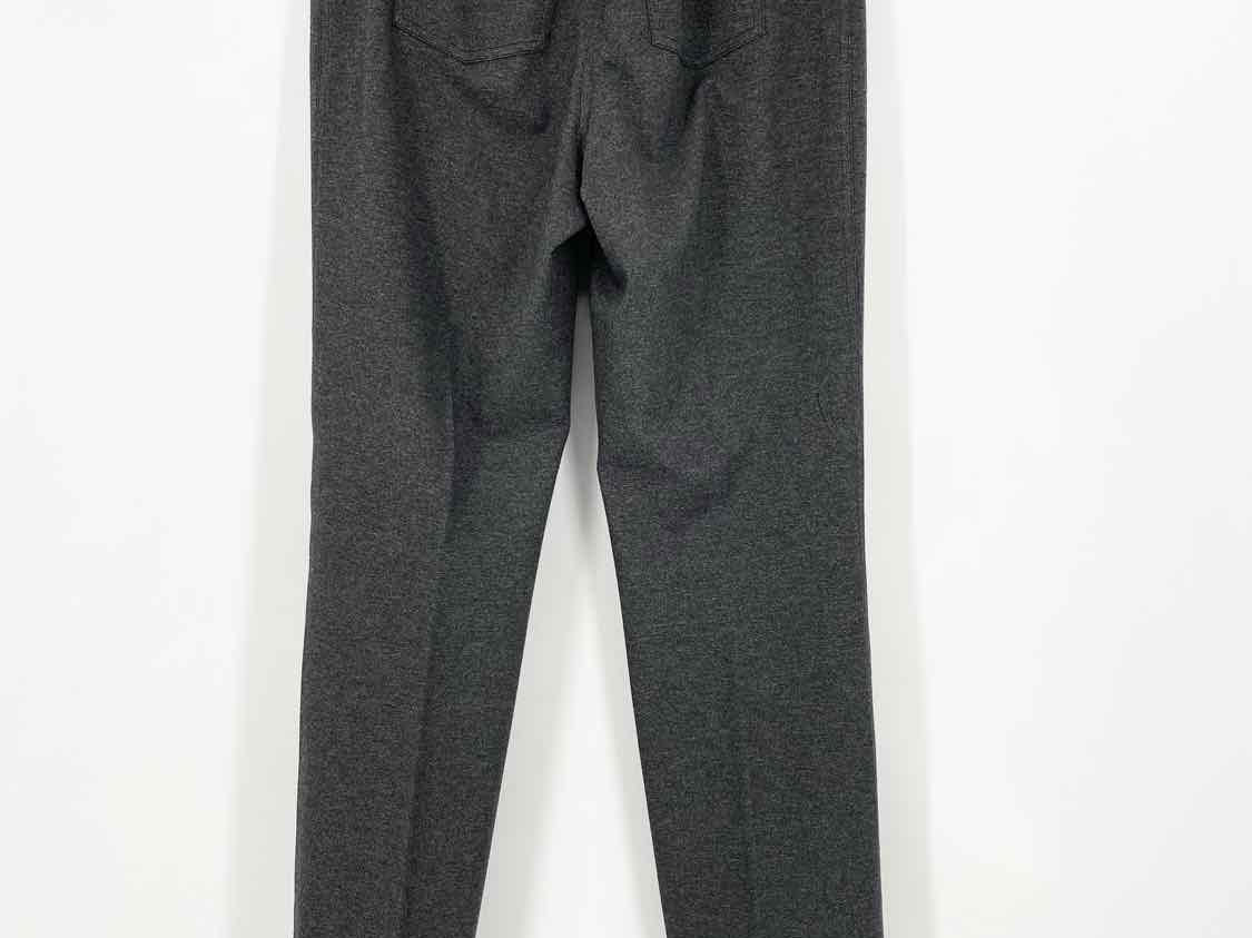 ST. JOHN Women's Gray Straight heather Size 10 Pants - Article Consignment