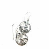 .925 Silver Dangle Dragonfly Earrings - Article Consignment