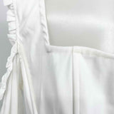 Fashion Nova Women's Ivory corset Ruffled Size XL Long Sleeve - Article Consignment