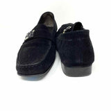 Stuart Weitzman Women's Black Kitten Heel Velvet Size 12 Mules - Article Consignment
