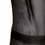 Richard Tyler Black Sleeveless Silk Size M Dress - Article Consignment