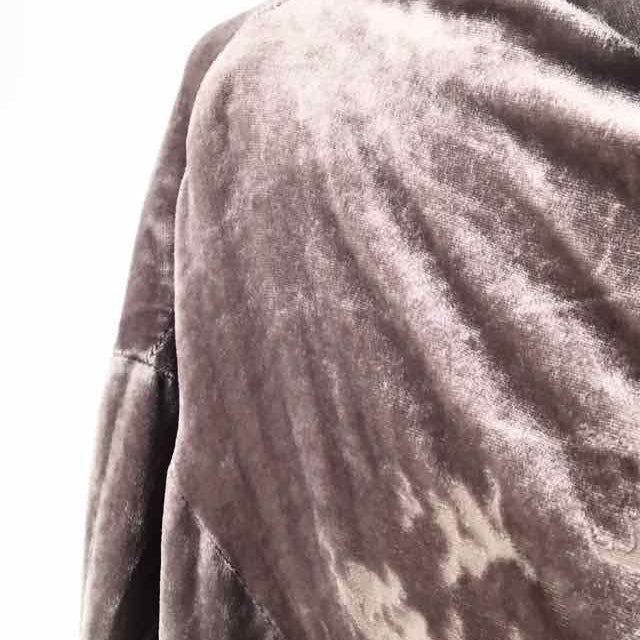 Escada Sport Size 36/6 Tan Velvet Velvet Burnout Long Sleeve - Article Consignment