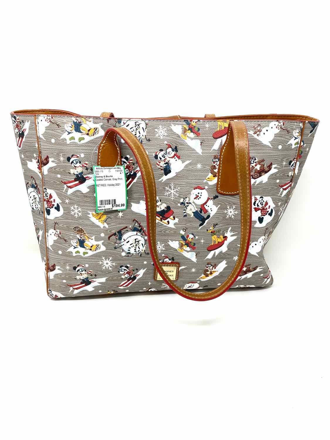 Dooney canvas store tote