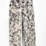 Kathryn Bowen Women's Gray Wide Leg Denim Splatter Size 2 Jeans - Article Consignment