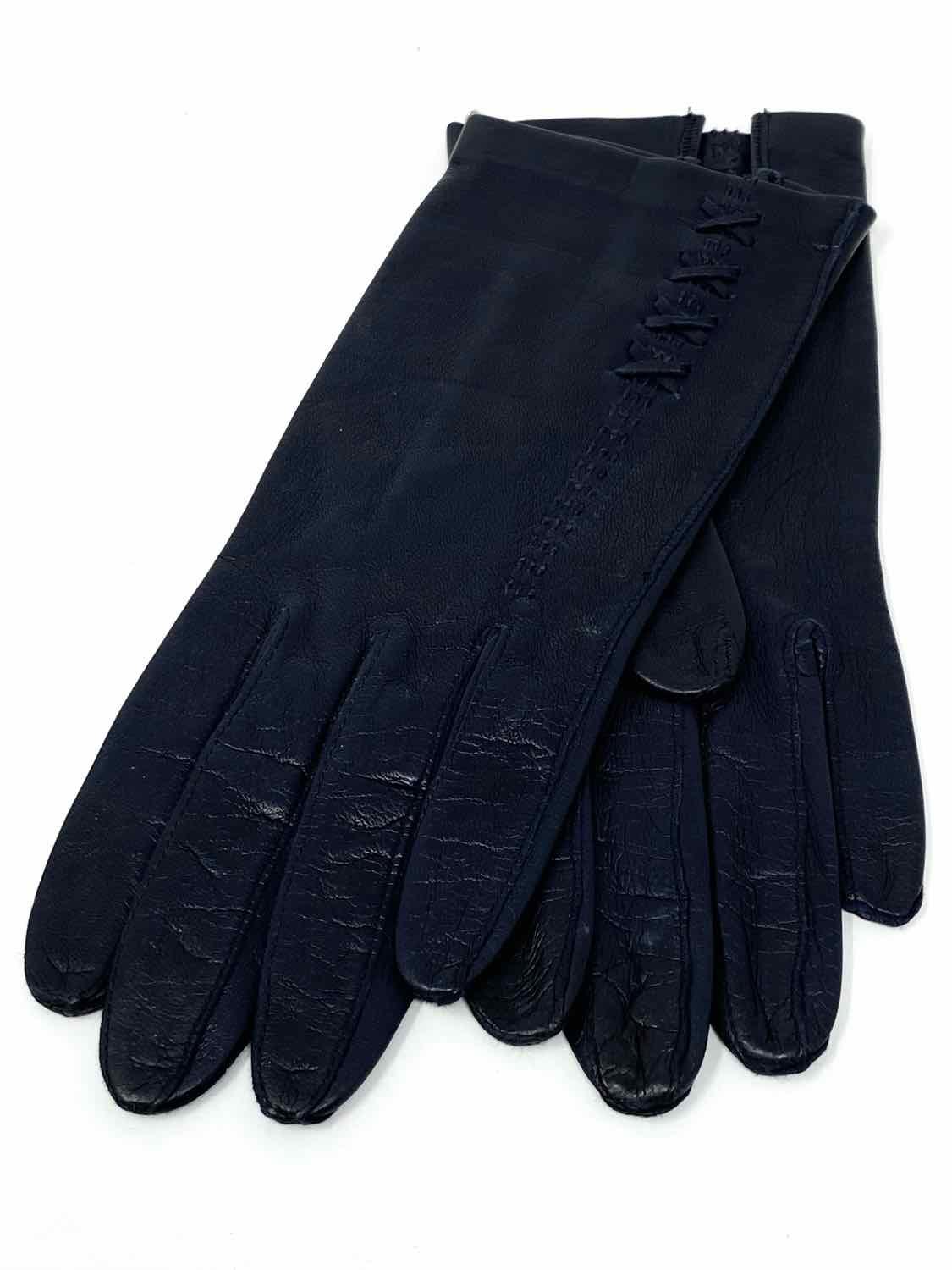 Navy Stitched gloves - Article Consignment
