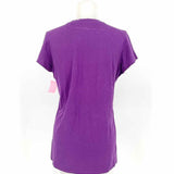 Vince Women's Lilac T-shirt Size L Short Sleeve Top - Article Consignment