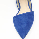 J Crew 6.5 Blue Suede Flats - Article Consignment