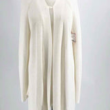 Worth Size S Ivory Open Front Rayon Blend Cardigan - Article Consignment