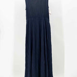 Vince Women's Navy Sleeveless Jersey Maxi Size L Dress - Article Consignment