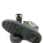 Burberry Men's Black Nova Check Shoe Size 41/11 Boots - Article Consignment