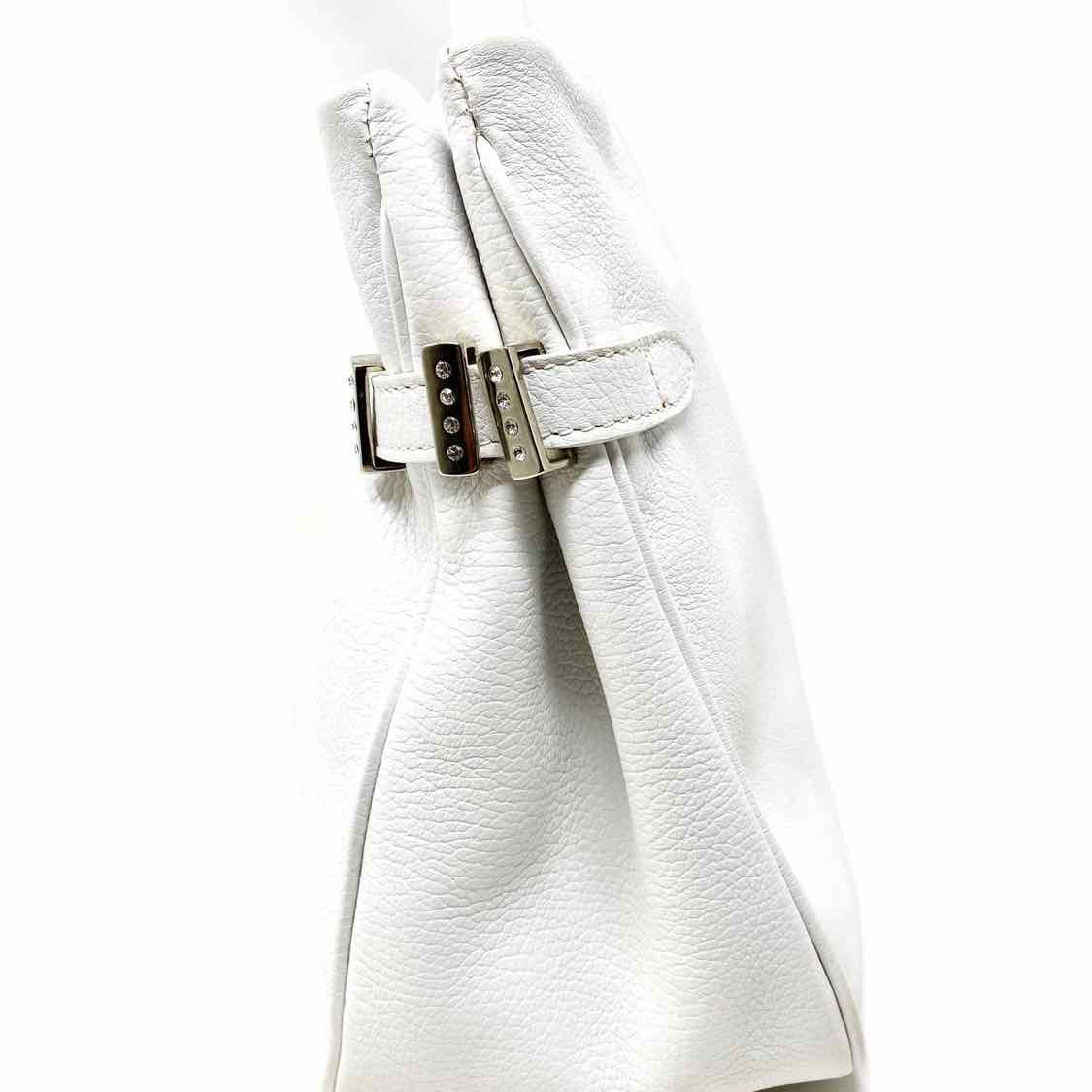 XXI White Pebbled Leather Tote
