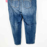 Slink Jeans Women's Blue Straight Denim Low-Rise Size 18 Jeans - Article Consignment