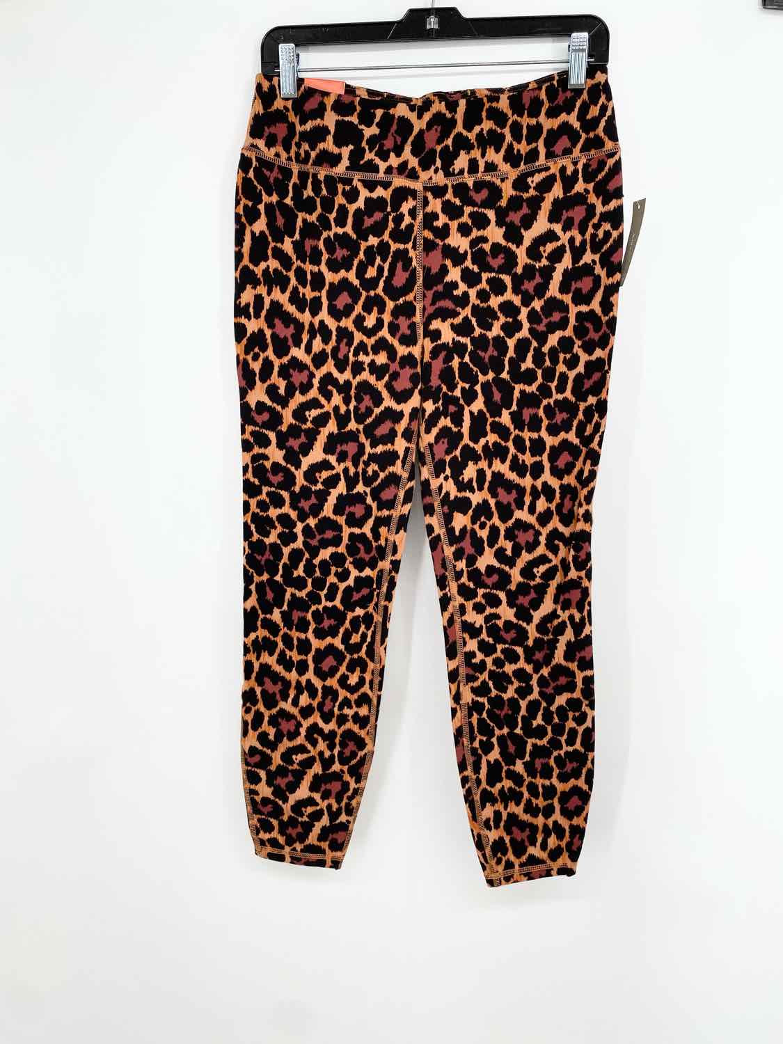 J Crew Legging de talle alto marr n negro para mujer Leopardo Talla L Pantalones