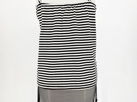 ORIGAMI by Vivien Size S black/white Stripe Tanks - Article Consignment