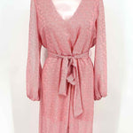 NSR Women's Pink High Low Print Size L Dress - Article Consignment