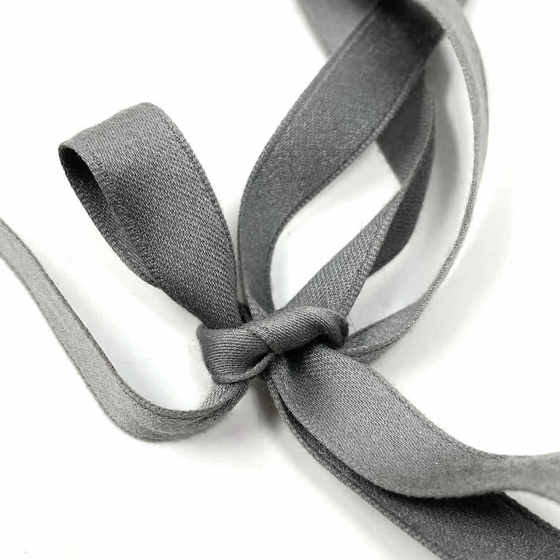 J Crew Ribbon Gray Beaded Necklace - Article Consignment