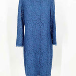 Adrianna Papell Women's Dark Blue Lace Size 16 Dress - Article Consignment
