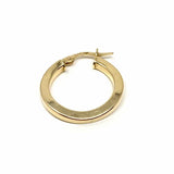 14K Gold Hoop Italy Earrings - Article Consignment