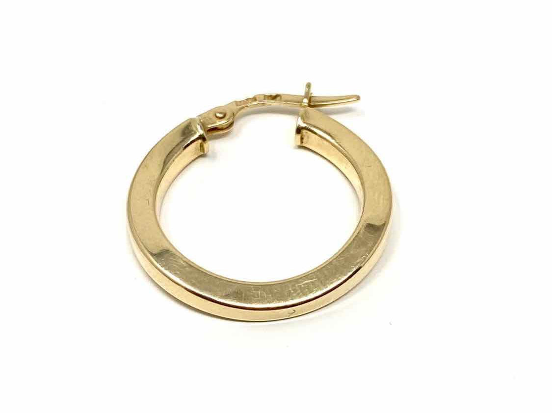 14K Gold Hoop Italy Earrings - Article Consignment