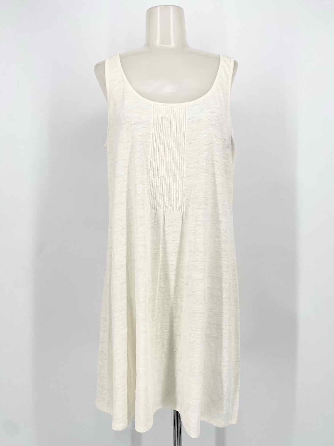 Eileen Fisher Women's Off White Short Beach Ready Size S Dress - Article Consignment