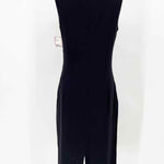 Piazza Sempione Women's Black sheath Wool Blend Italy Size 42/6 Dress - Article Consignment