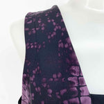 Robert Rodriguez Women's Black/Purple Sleeveless Stretch Croc Print Dress - Article Consignment