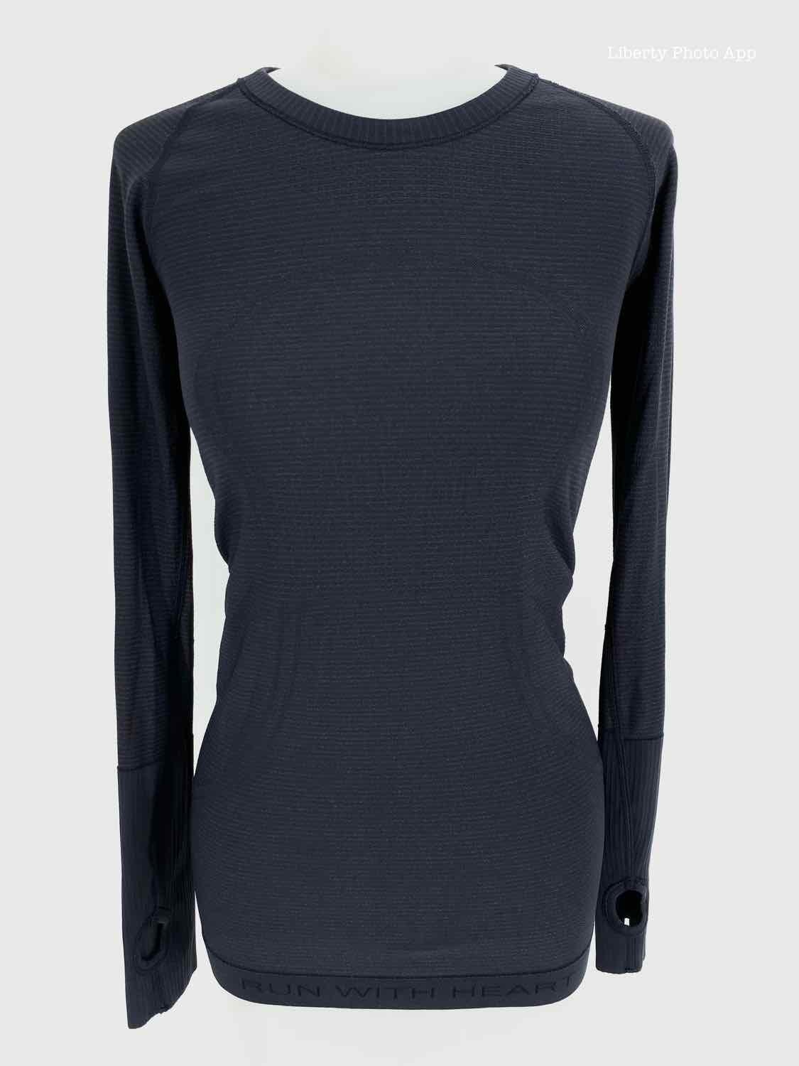 Lululemon Size S Navy Crew-neck Long Sleeve - Article Consignment