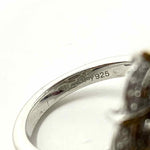 .925 Silver/Brown Oval Statement Yooperlite Ring - Article Consignment
