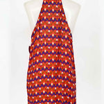 Lucky Brand Women's Red/White/Blue V-Neck Geometric 70's Size S Sleeveless - Article Consignment